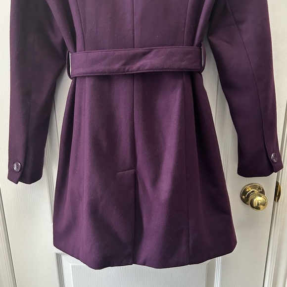 Ricki’s Women's Double-Breasted Wrap Coat Belted Purple Size XS - Picture 8 of 15